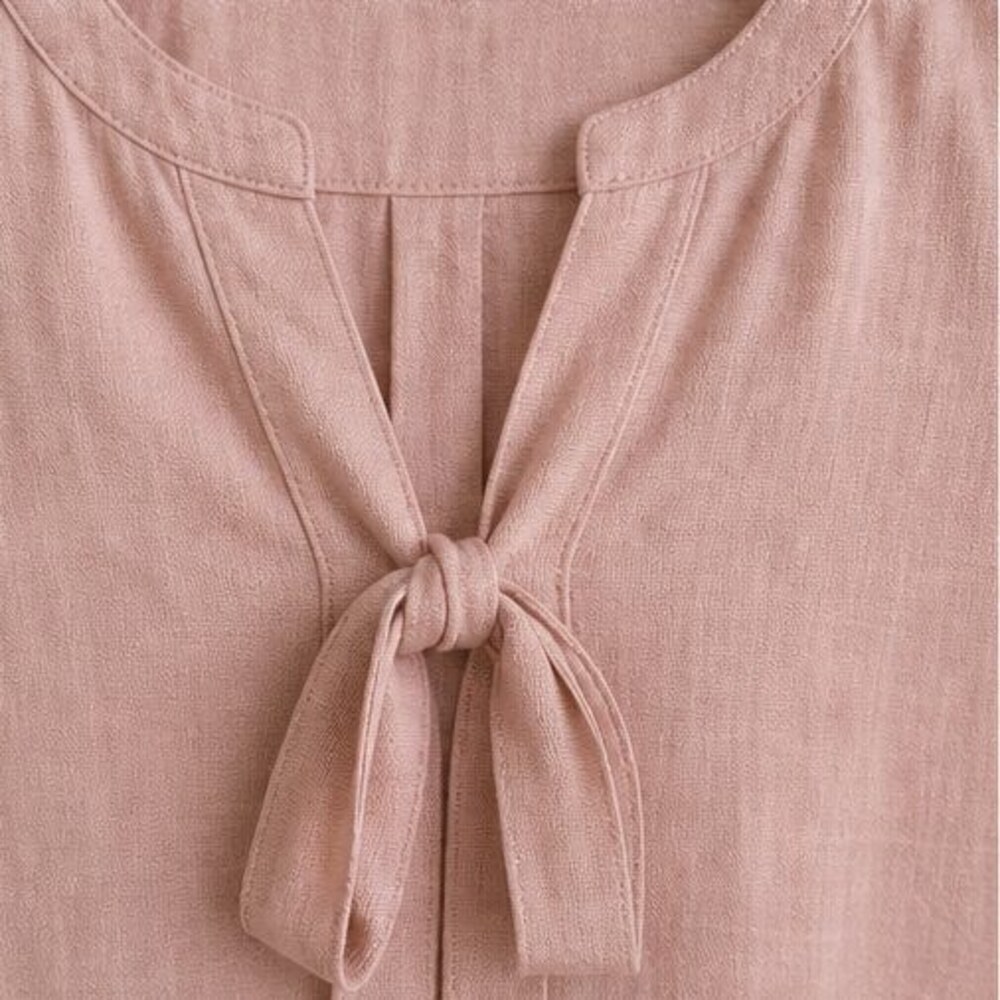 Blush Button Blouse - Picture 4 of 6